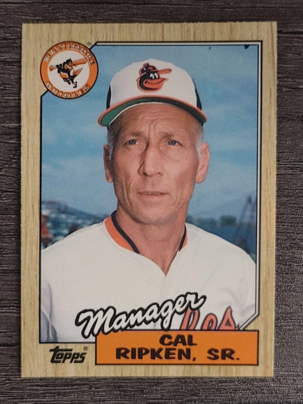 1987 Topps Traded #102T Cal Ripken Sr. MG
