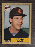 1987 Topps Traded #26T Storm Davis