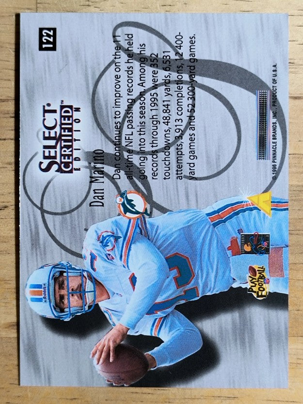 1996 Select Certified #122 Dan Marino SS