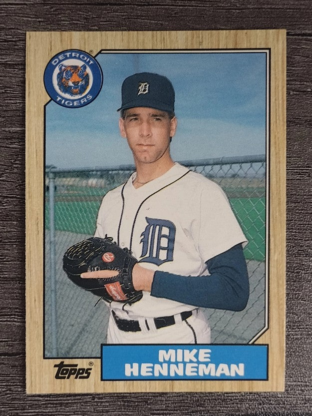 1987 Topps Traded #46T Mike Henneman XRC