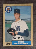 1987 Topps Traded #46T Mike Henneman XRC