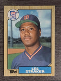 1987 Topps Traded #118T Les Straker
