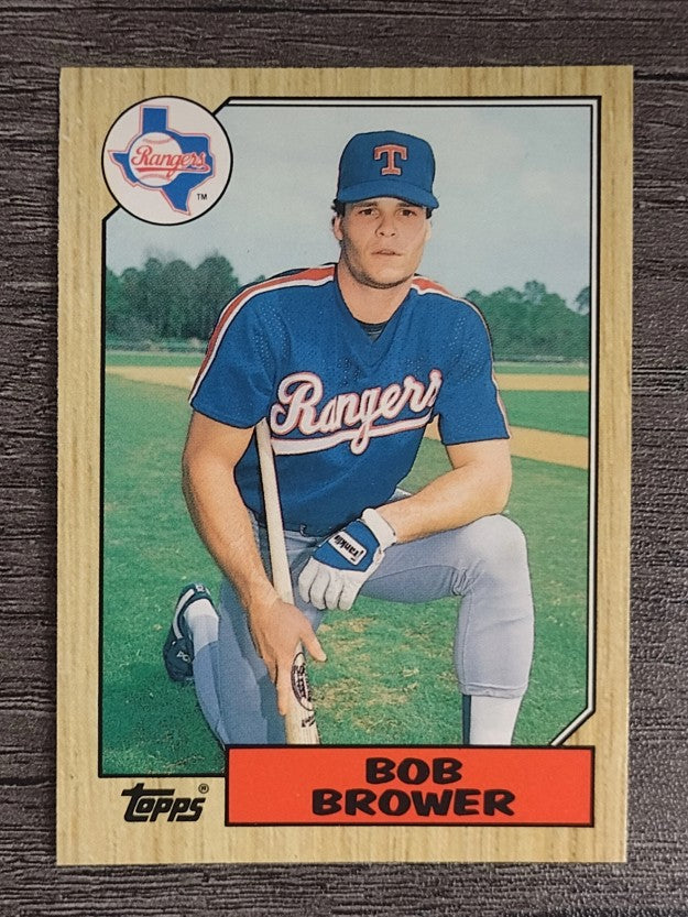 1987 Topps Traded #10T Bob Brower