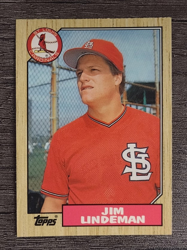 1987 Topps Traded #65T Jim Lindeman