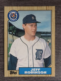 1987 Topps Traded #104T Jeff M. Robinson