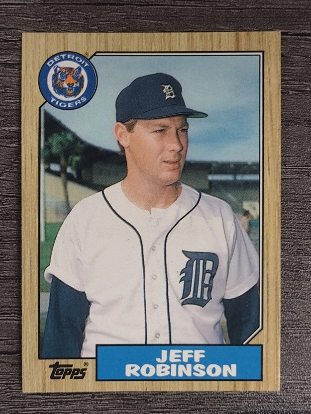 1987 Topps Traded #104T Jeff M. Robinson