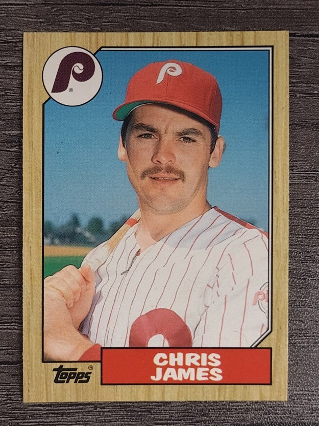 1987 Topps Traded #53T Chris James XRC