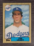 1987 Topps Traded #64T Tim Leary