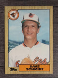 1987 Topps Traded #110T Dave Schmidt