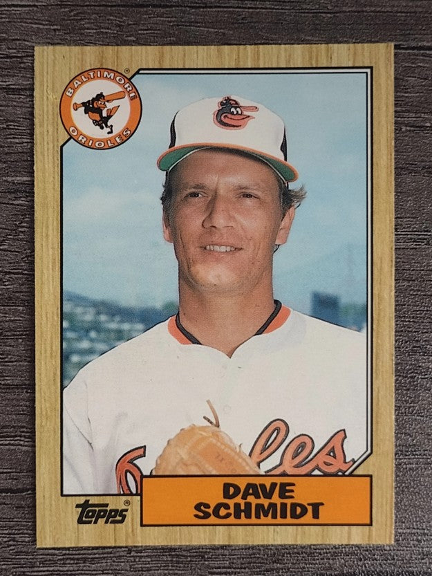 1987 Topps Traded #110T Dave Schmidt