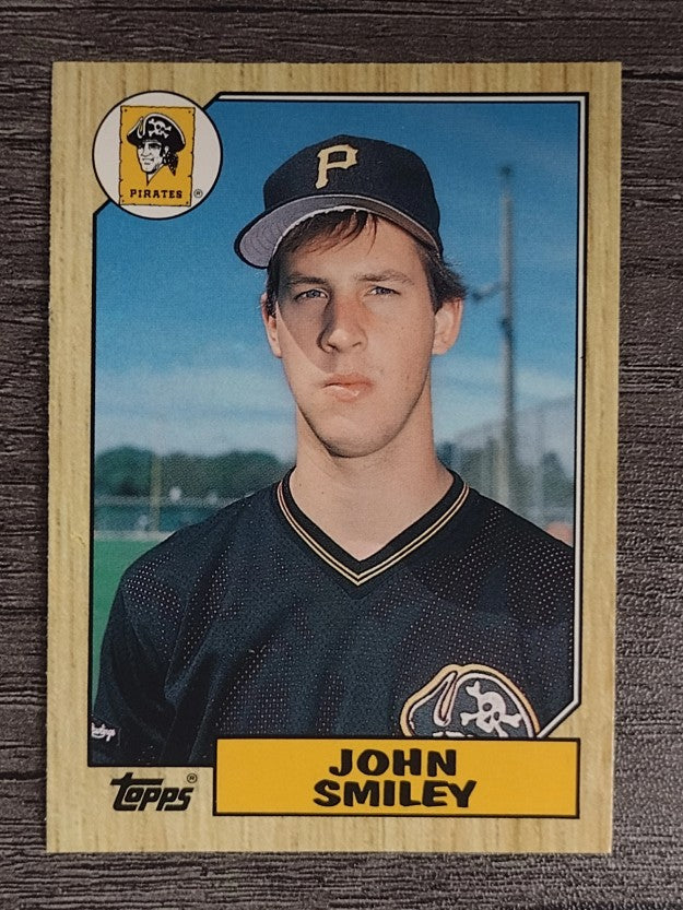 1987 Topps Traded #114T John Smiley XRC