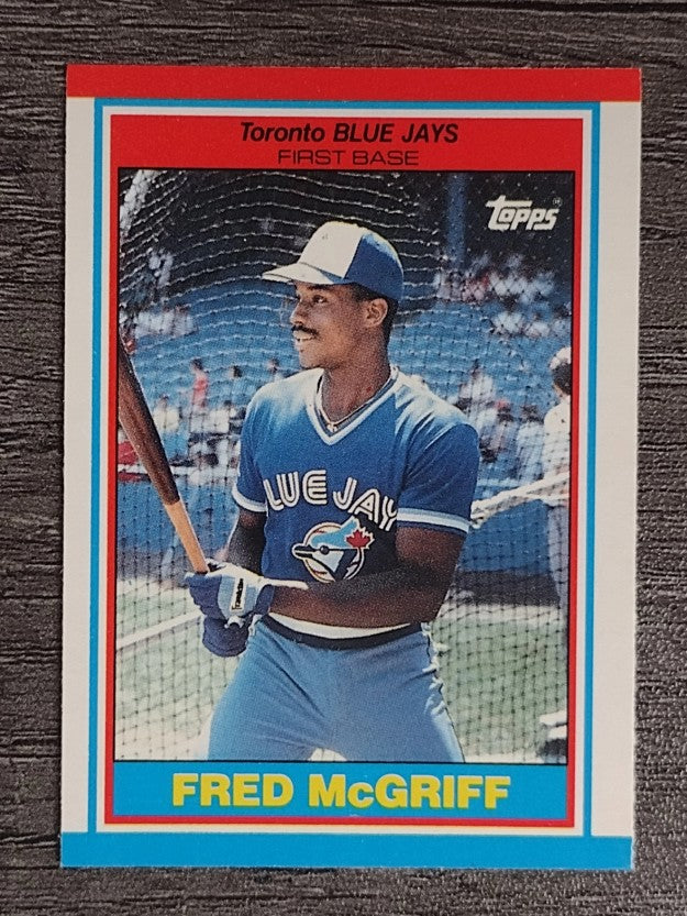 1989 Topps UK Minis #50 Fred McGriff