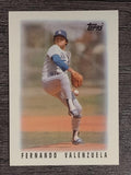 1986 Topps Mini Leaders #47 Fernando Valenzuela
