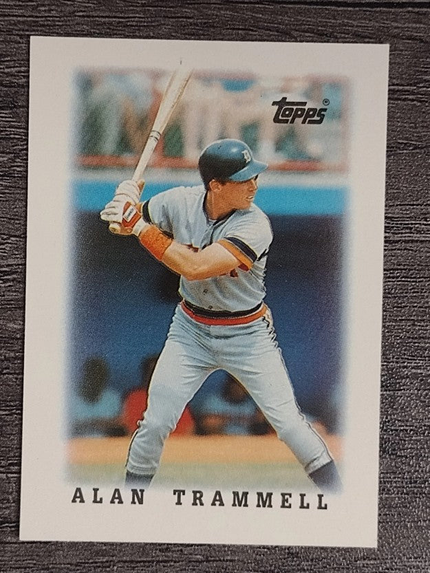 1988 Topps Mini Leaders #12 Alan Trammell