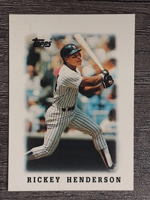 1988 Topps Mini Leaders #26 Rickey Henderson