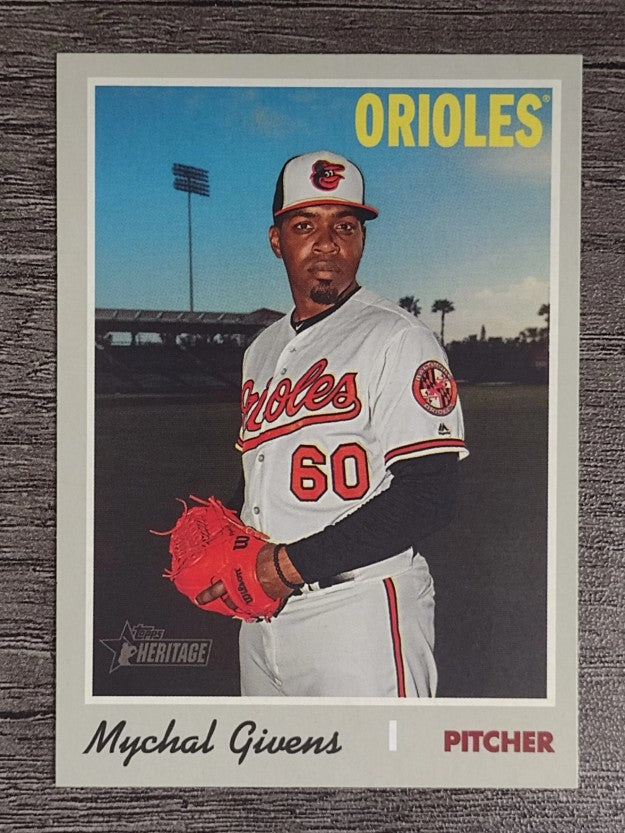 2019 Topps Heritage #721 Mychal Givens SP