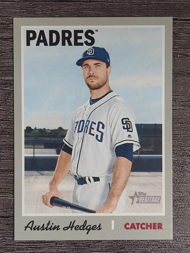2019 Topps Heritage #284 Austin Hedges