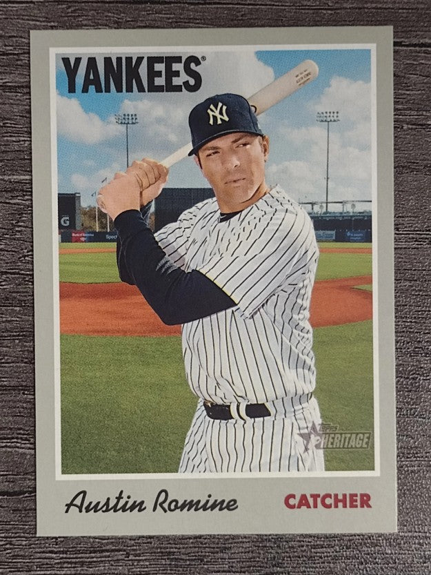 2019 Topps Heritage #82 Austin Romine