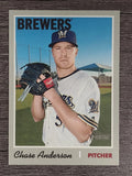 2019 Topps Heritage #224 Chase Anderson