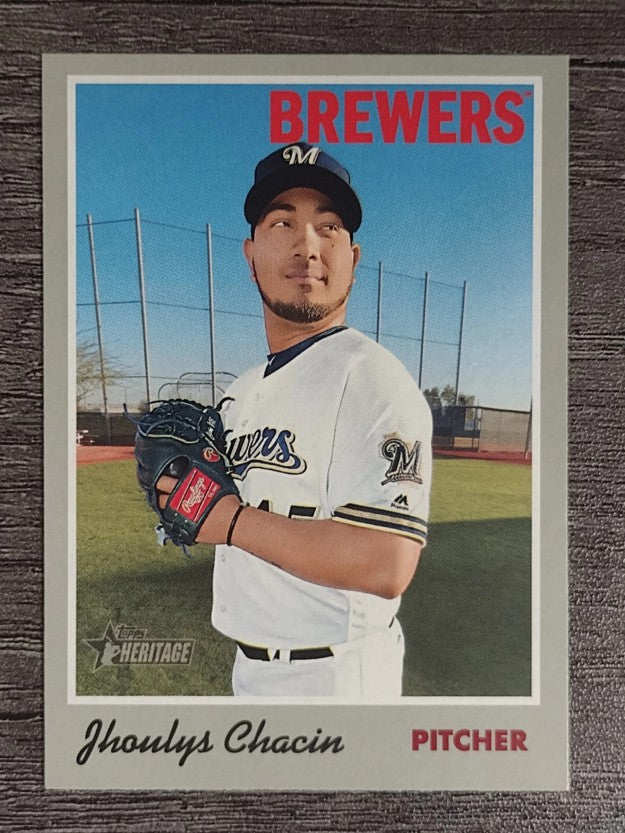 2019 Topps Heritage #31 Jhoulys Chacin