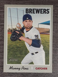 2019 Topps Heritage #333 Manny Pina