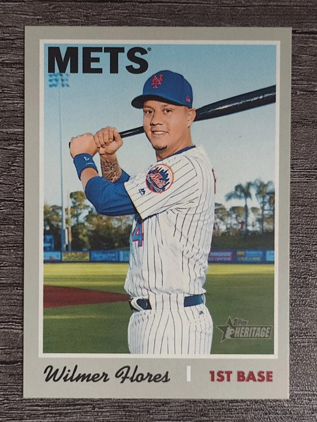 2019 Topps Heritage #183 Wilmer Flores