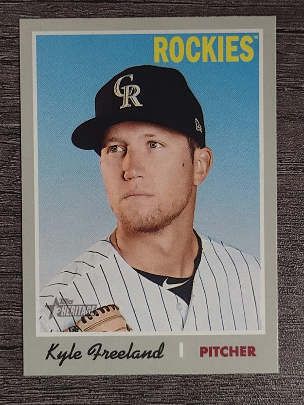 2019 Topps Heritage #253 Kyle Freeland