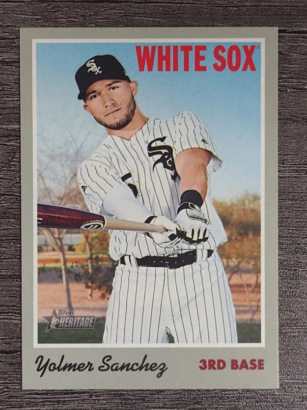 2019 Topps Heritage #91 Yolmer Sanchez