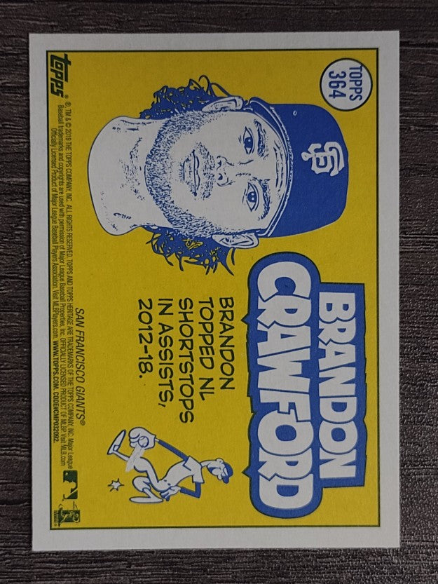 2019 Topps Heritage #364 Brandon Crawford AS