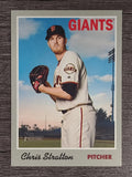 2019 Topps Heritage #13 Chris Stratton