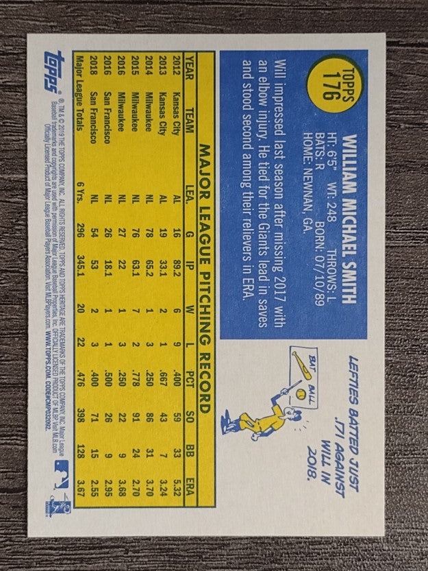 2019 Topps Heritage #176 Will Smith