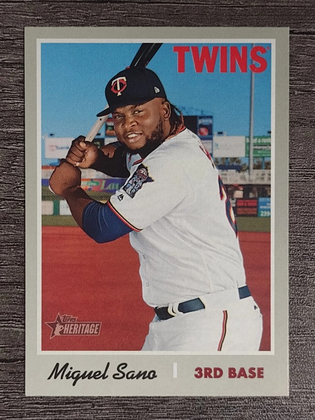 2019 Topps Heritage #226 Miguel Sano