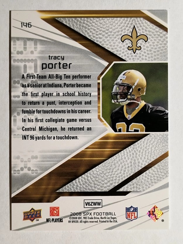 2008 SPx Silver Holofoil Rookies #146 Tracy Porter