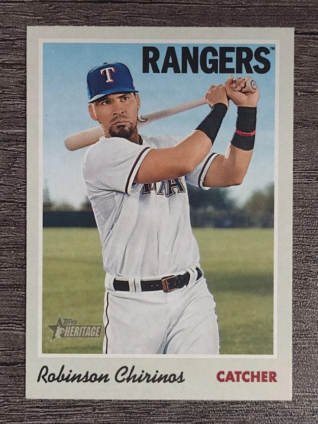 2019 Topps Heritage #128 Robinson Chirinos
