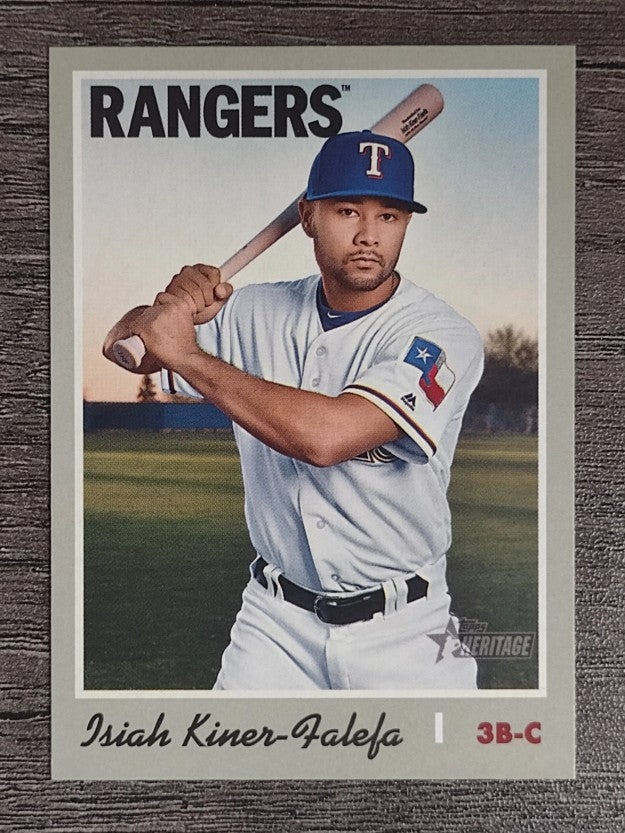2019 Topps Heritage #285 Isiah Kiner-Falefa