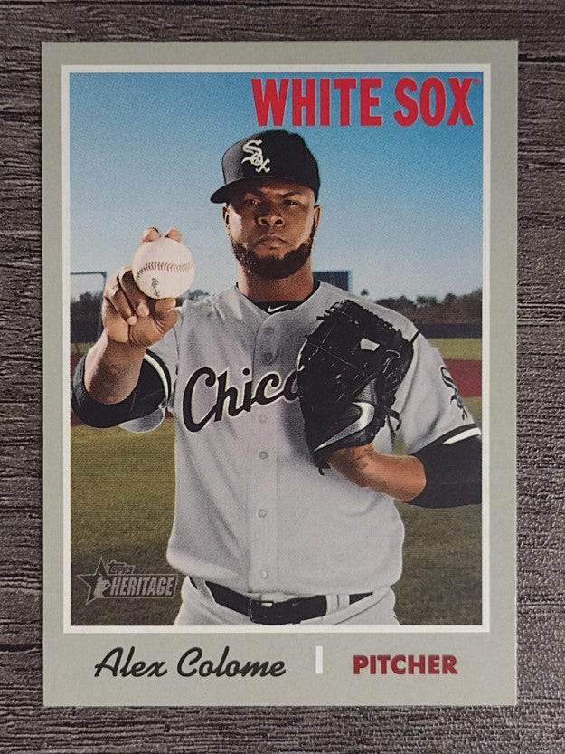 2019 Topps Heritage #342 Alex Colome