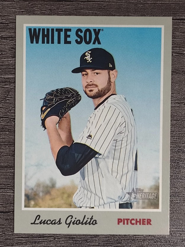 2019 Topps Heritage #18 Lucas Giolito