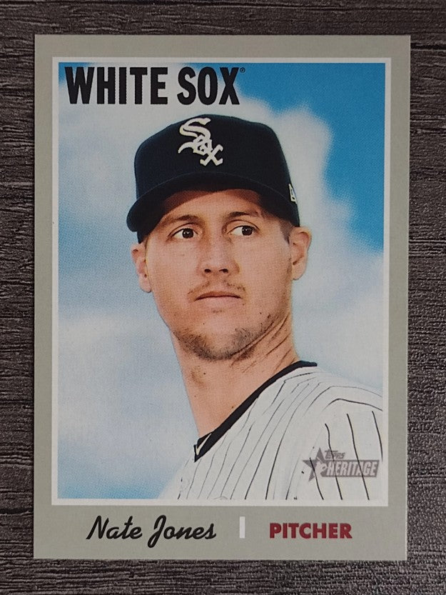 2019 Topps Heritage #146 Nate Jones