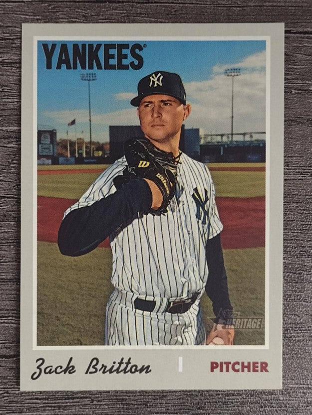 2019 Topps Heritage #549 Zack Britton