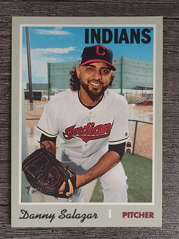 2019 Topps Heritage #563 Danny Salazar