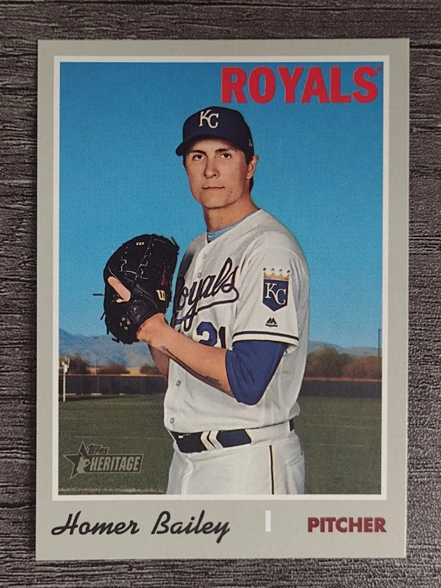 2019 Topps Heritage #650 Homer Bailey
