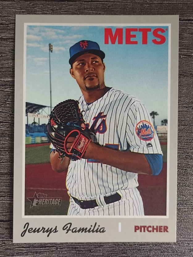 2019 Topps Heritage #559 Jeurys Familia