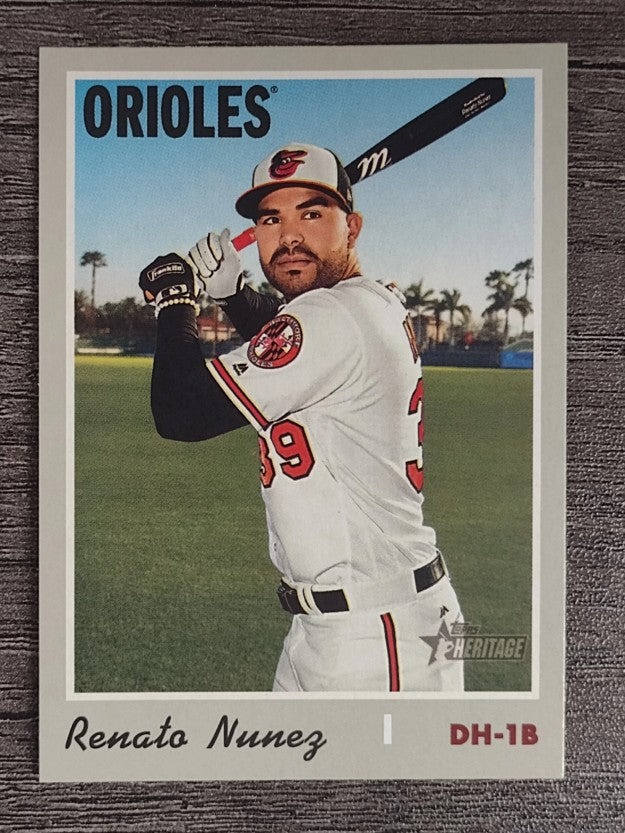 2019 Topps Heritage #693 Renato Nunez