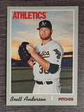2019 Topps Heritage #677 Brett Anderson