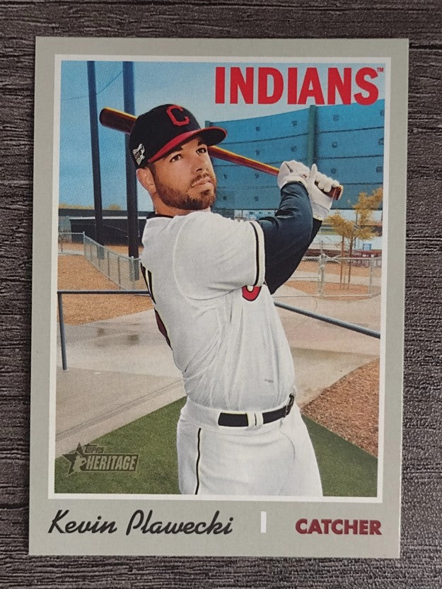 2019 Topps Heritage #670 Kevin Plawecki