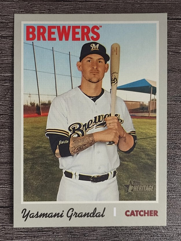 2019 Topps Heritage #506 Yasmani Grandal