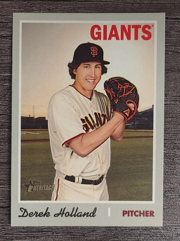 2019 Topps Heritage #509 Derek Holland