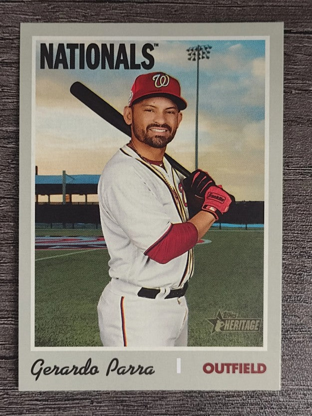 2019 Topps Heritage #599 Gerardo Parra