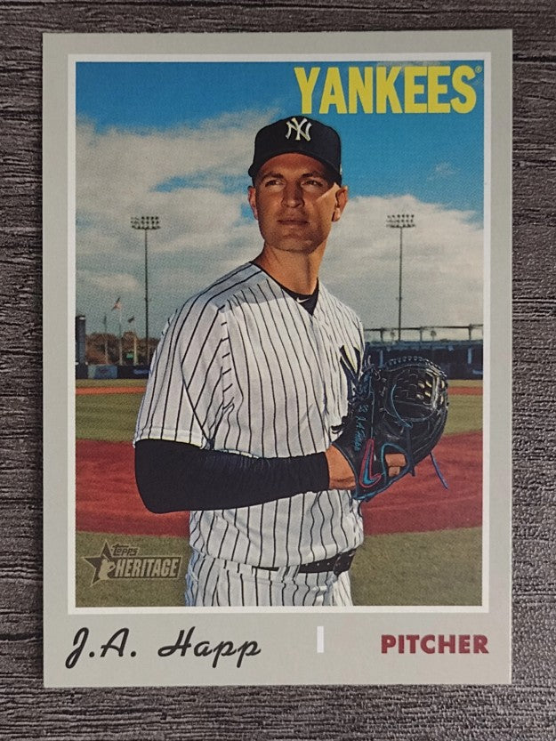 2019 Topps Heritage #547 J.A. Happ