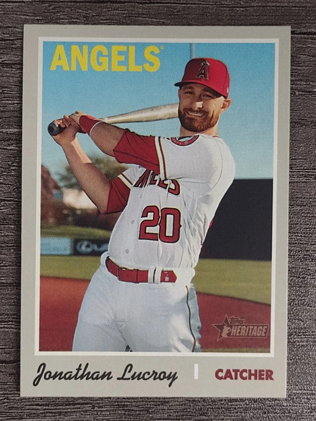 2019 Topps Heritage #566 Jonathan Lucroy